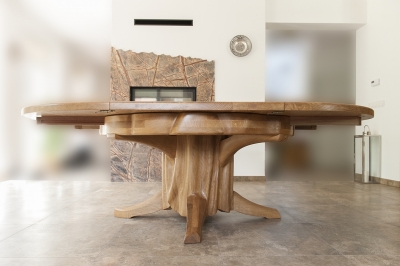 6343-stol-okragly-rozkladany-drewniany